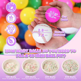 GOGOSO ball pit balls, 2.15-inch diameter for tiny hands