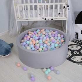 GOGOSO gray balls add neutral tones for decorative play setups.