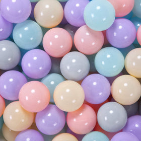 GOGOSO ball pit balls close-up in multi-color set for safe, tactile play.
