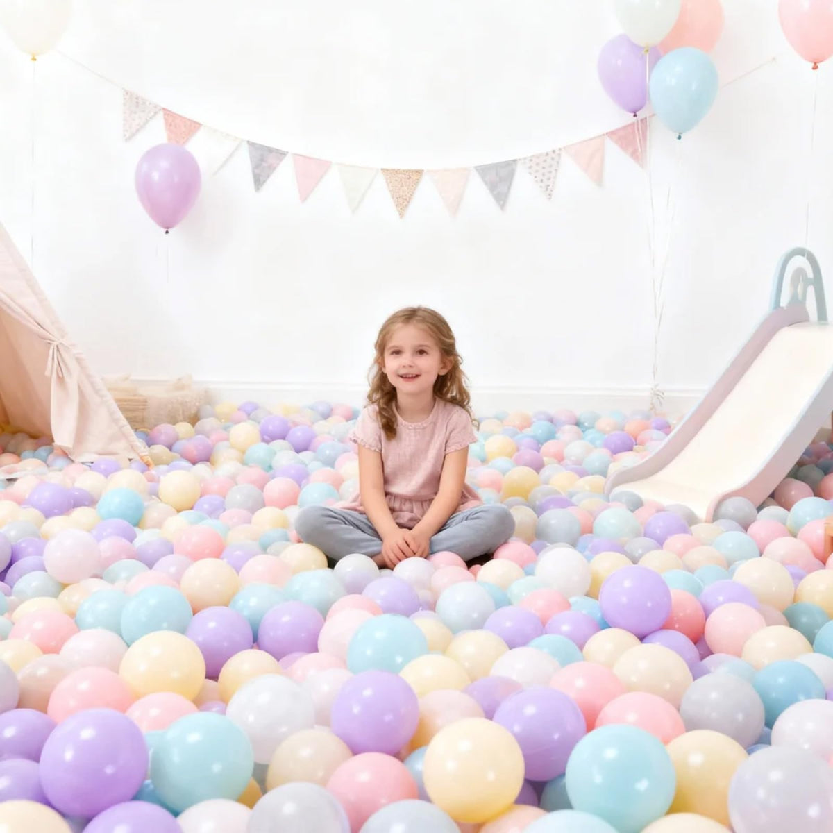GOGOSO balls used during bath time for gentle, splash-friendly fun.