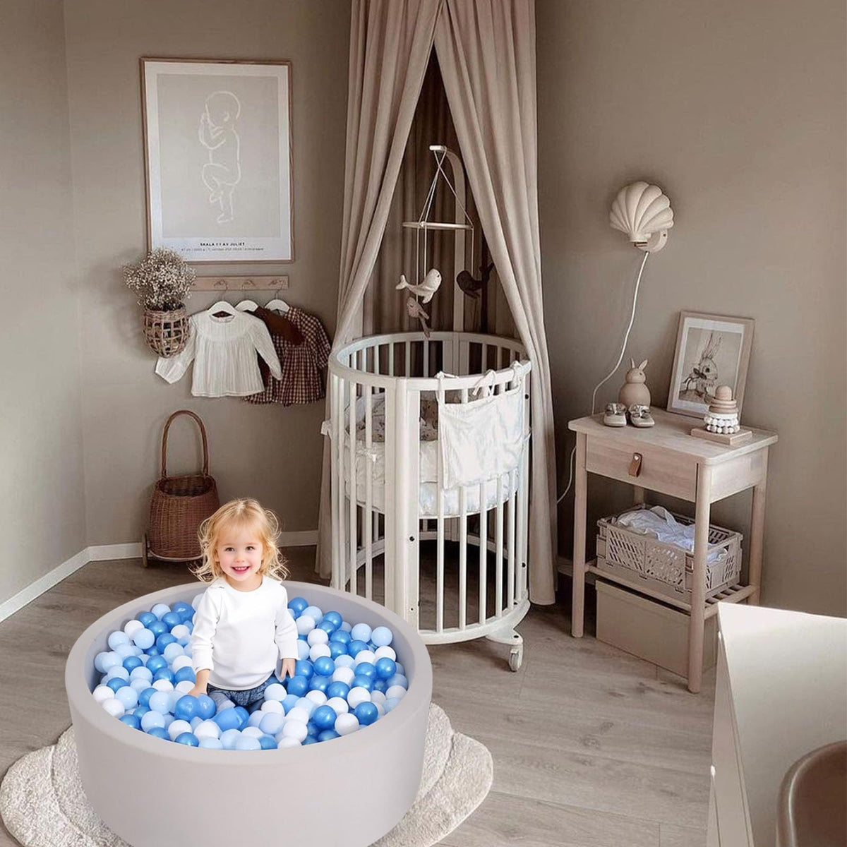 GOGOSO pastel mix enhancing playroom color coordination and games.