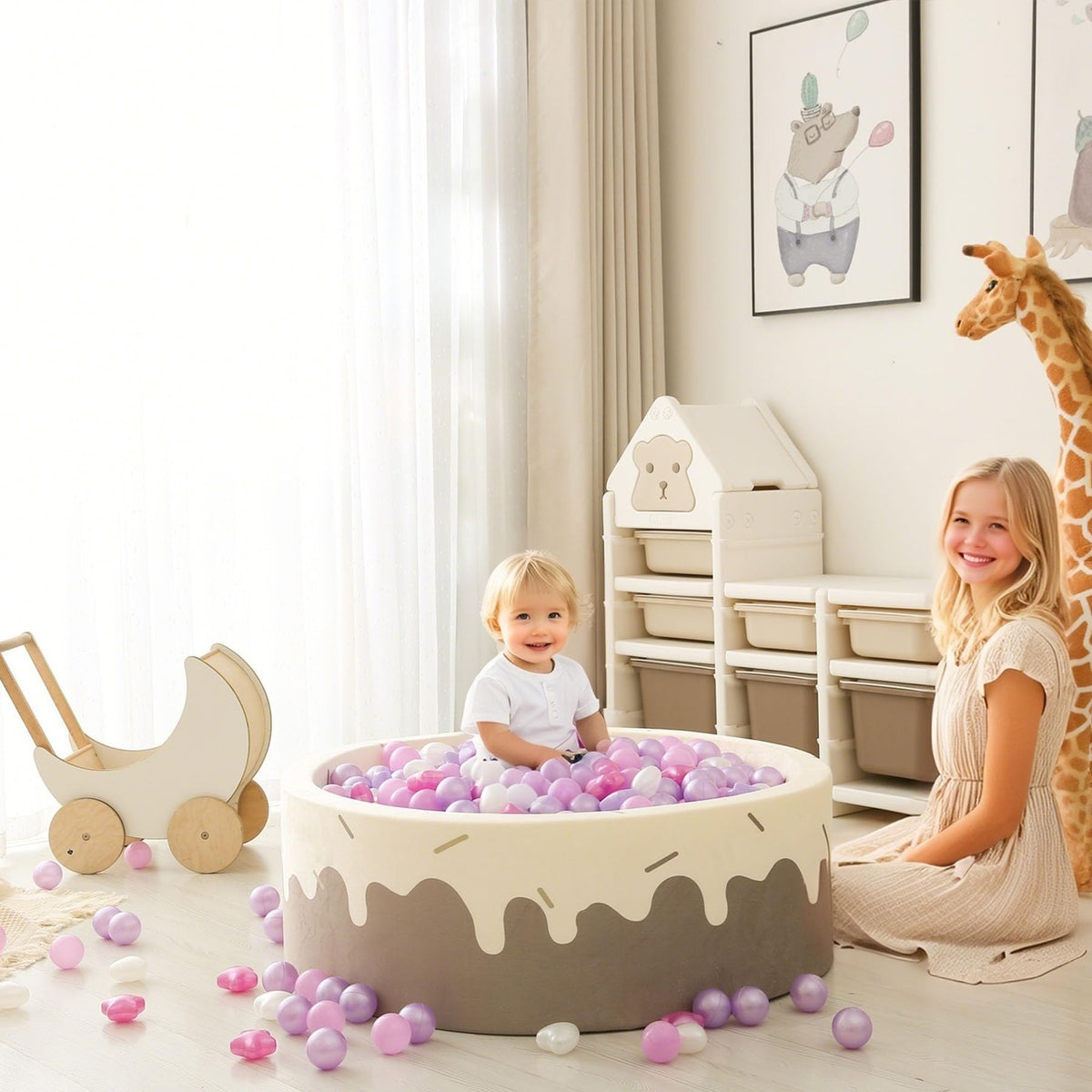 Durable, non-toxic GOGOSO balls with phthalate-free construction.