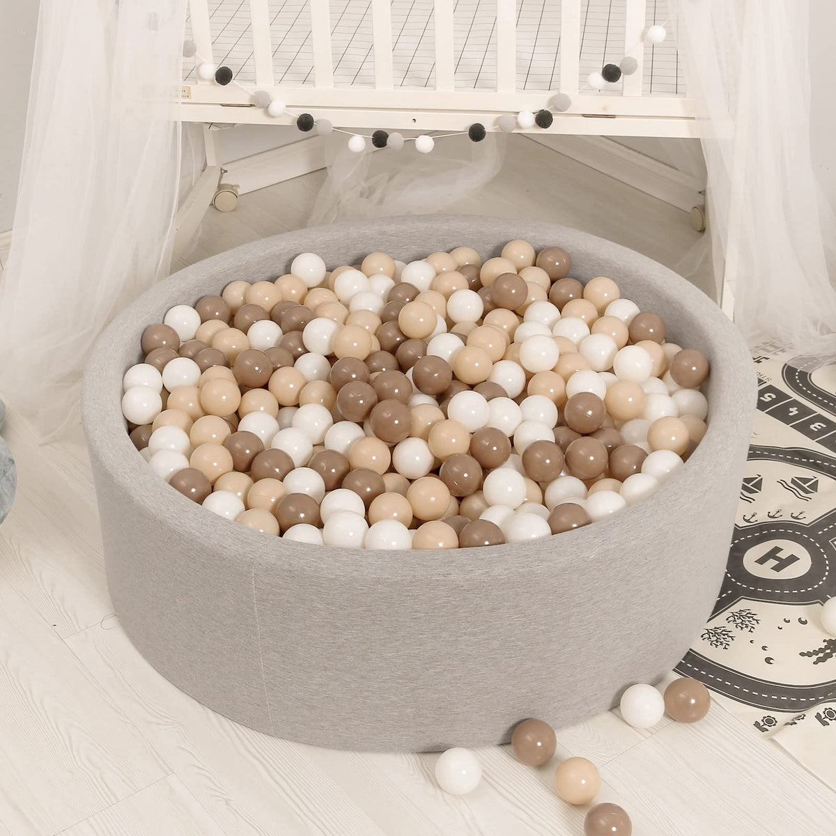 GOGOSO ball pit balls: safe and non-toxic materials for peace of mind.