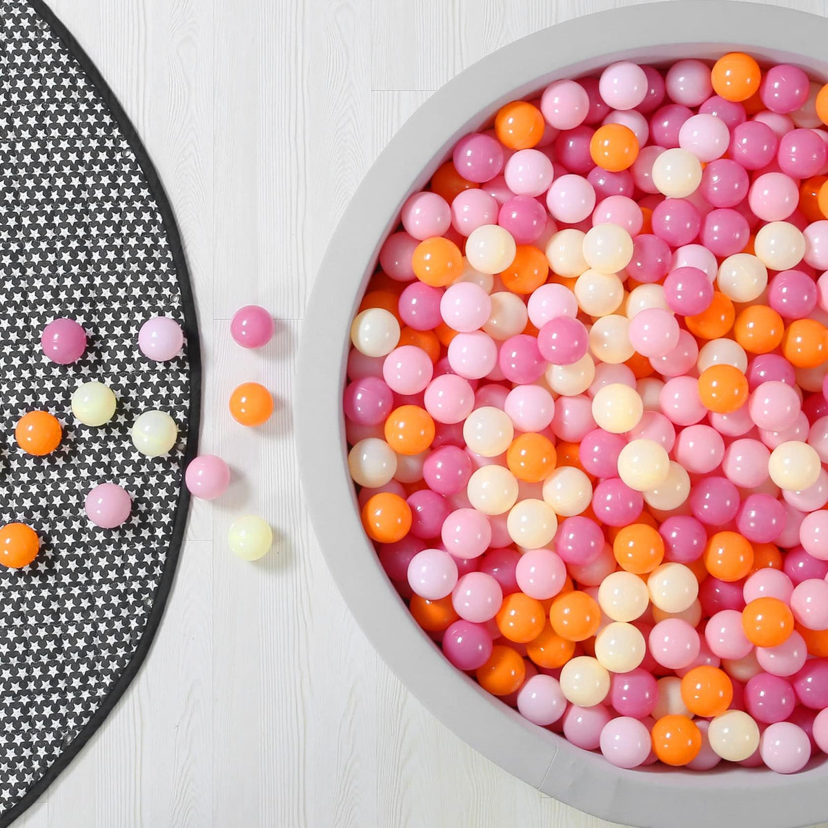 GOGOSO pastel pink ball pit balls for toddler sensory play