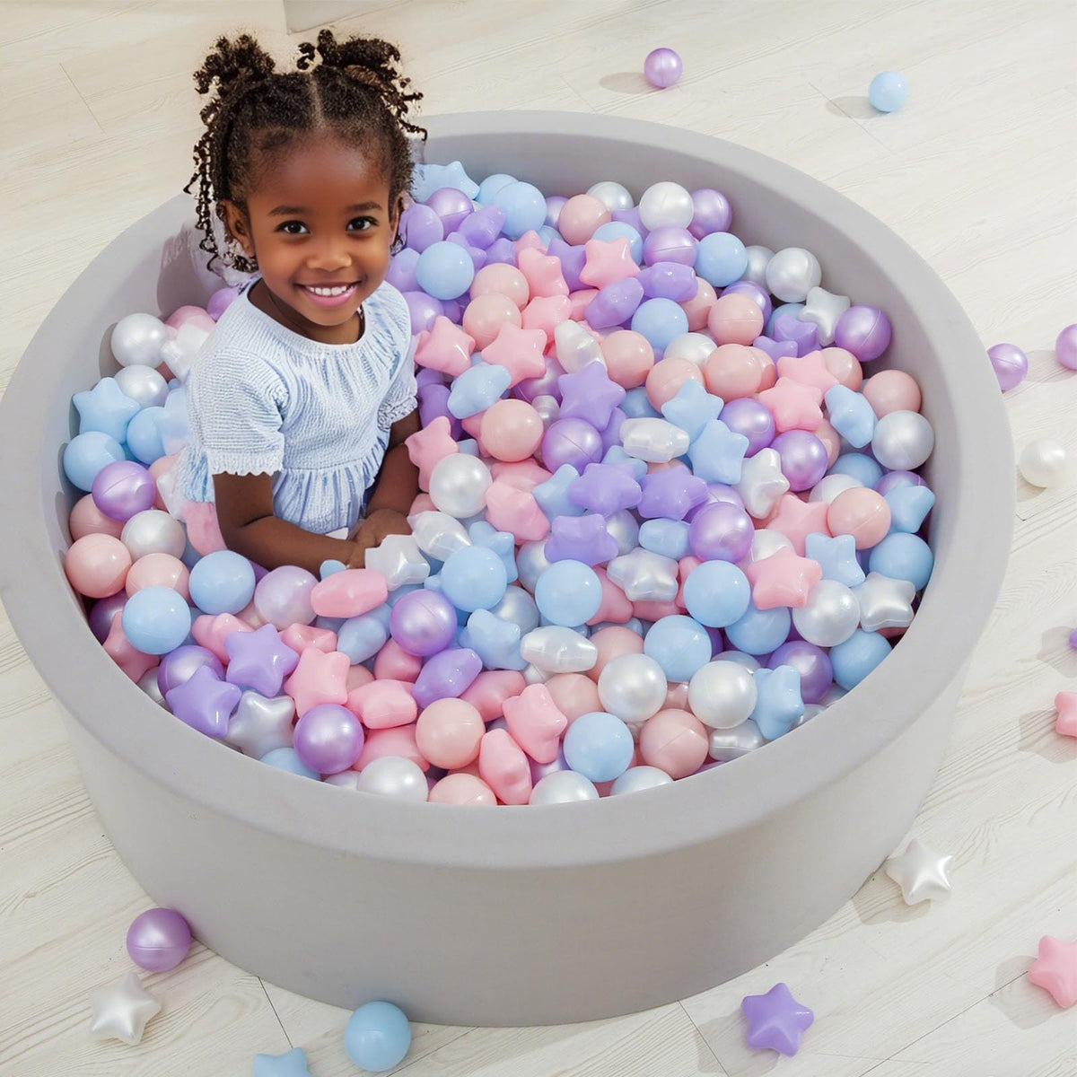 GOGOSO ball pit balls purple provide colorful toddler exploration.