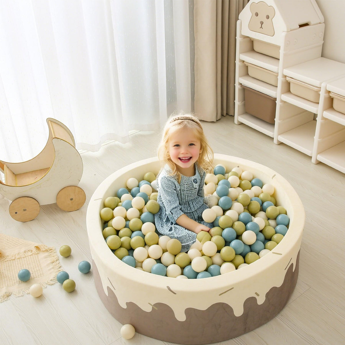 GOGOSO ball pit balls in tent setup for indoor exploration