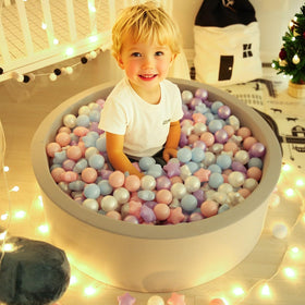GOGOSO ball pit balls white offer versatile play spaces.