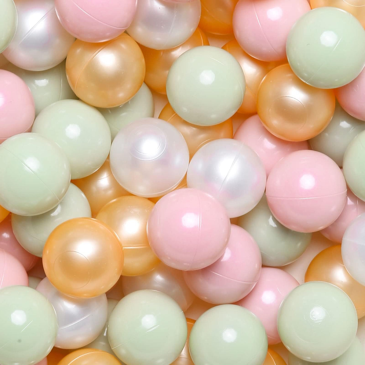 GOGOSO Ball Pits Balls in bright colors for safe toddler play and sensory fun.