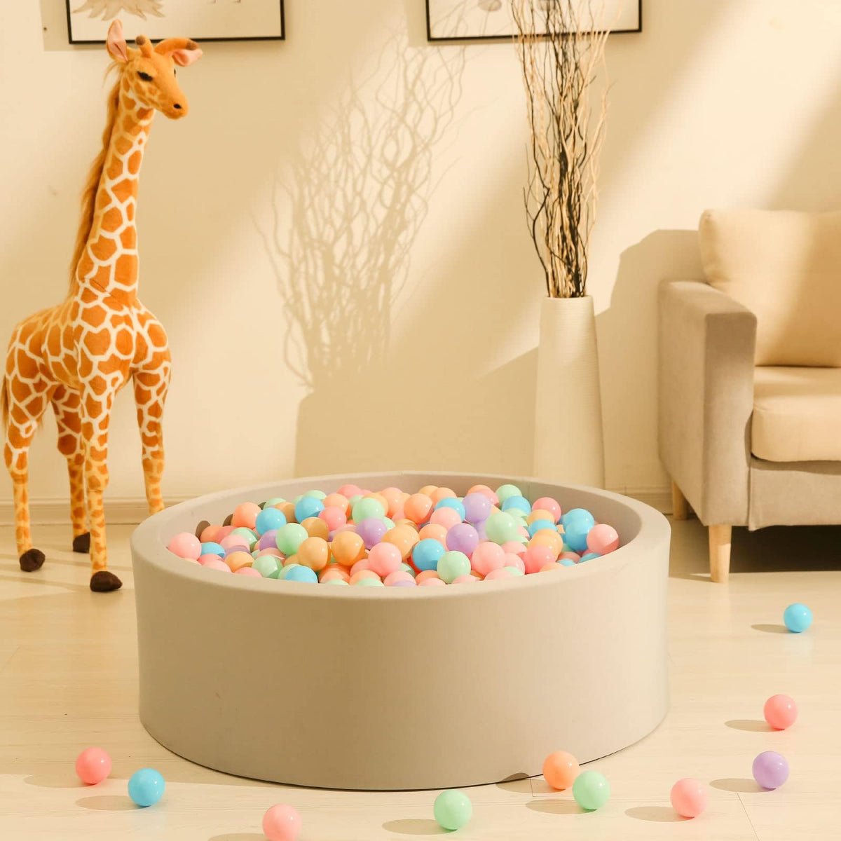 GOGOSO ball pits balls suitable for party decor and play tents.