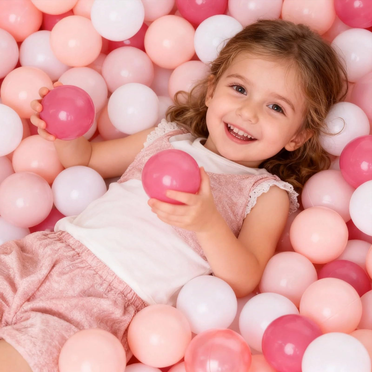 GOGOSO toddler playset with ball pit balls in use
