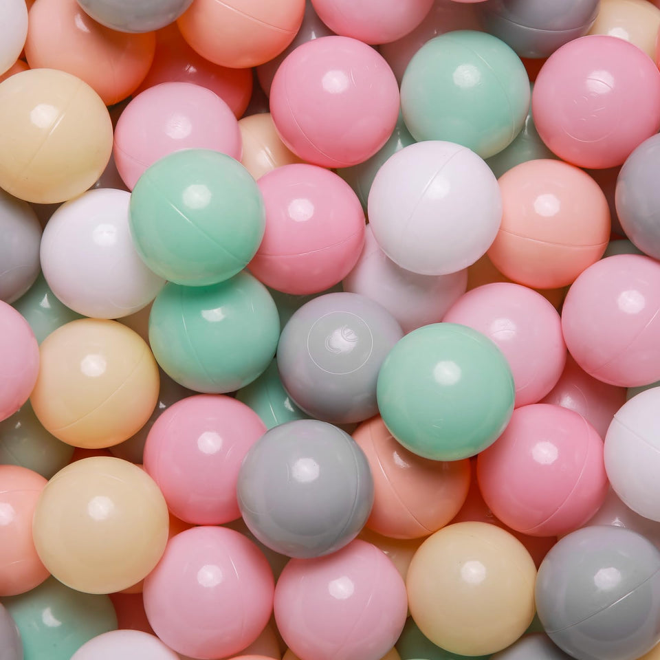 GOGOSO balls for ball pit in bright colors, creating a playful, safe toy area.