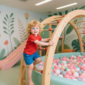 GOGOSO balls kiddie pool setup encourages splashes and color-filled fun.