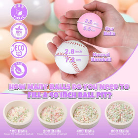 GOGOSO balls plastic texture closeup highlights durable, crush-proof design.