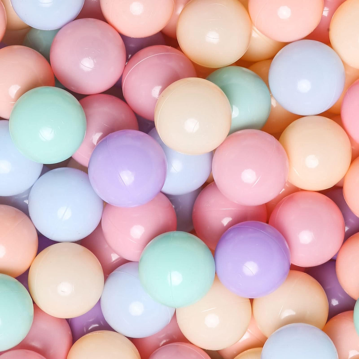 GOGOSO colorful ball pit balls in pink, ideal for soft sensory play and color exploration