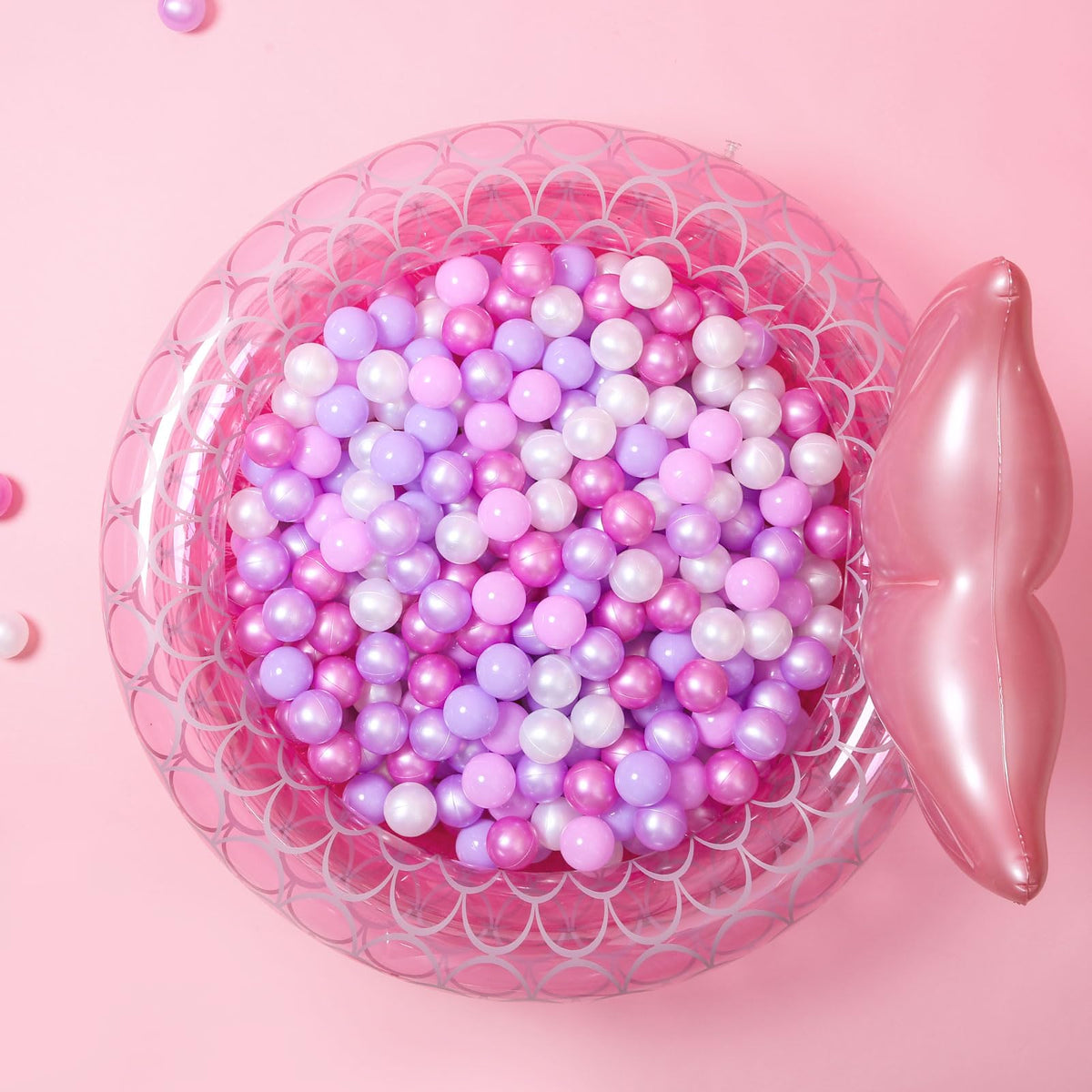 GOGOSO party decoration balls enhance mermaid-themed celebrations and events.
