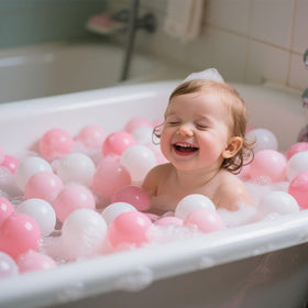 GOGOSO pet-friendly balls double as cute photo props.