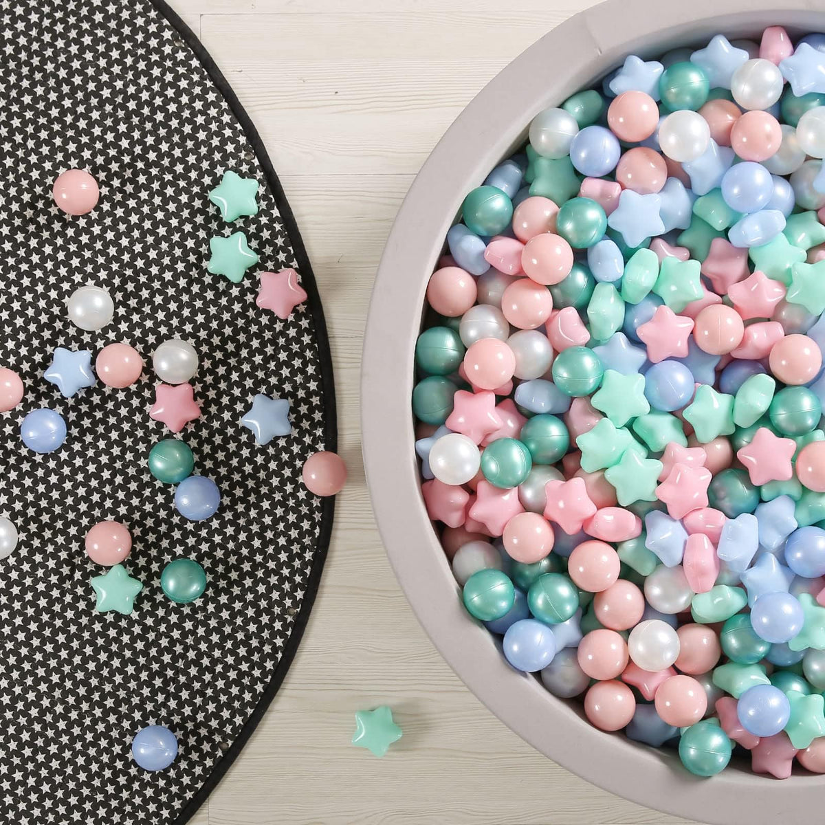 GOGOSO colorful assortment encourages counting, sorting, and imaginative play