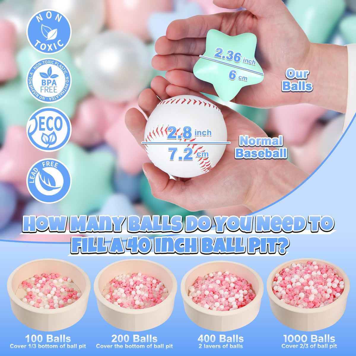 GOGOSO durable crush-proof balls withstand rough family play