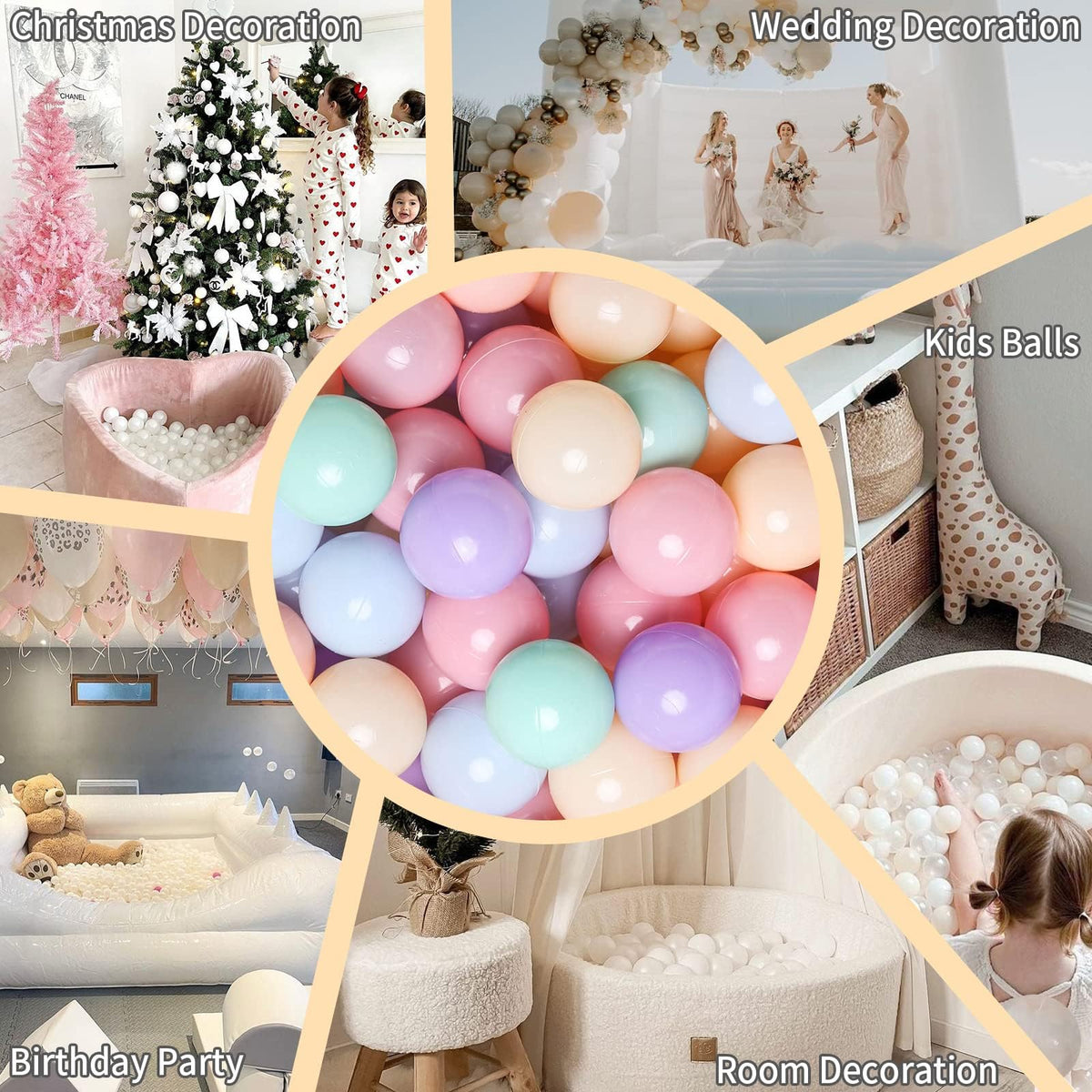 GOGOSO versatile uses for ball pits decor and DIY play setups