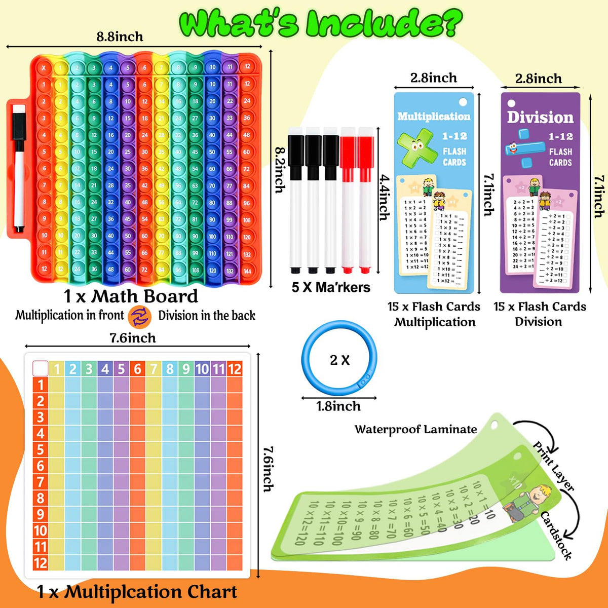 GogplkGyue division flash cards for fast, repeatable drills