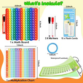GogplkGyue math board with silicone bubbles for hands-on learning