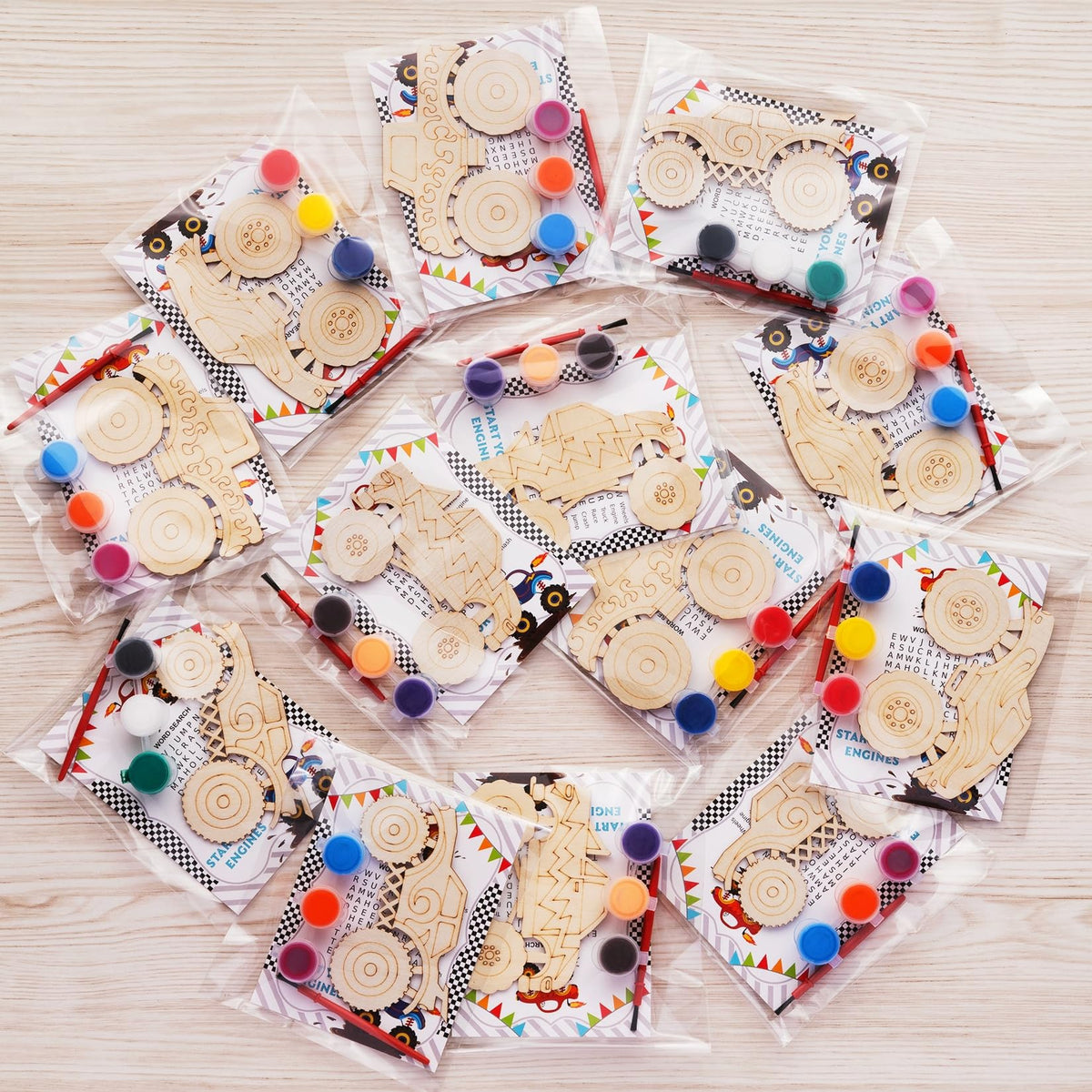 GOGREENWOVEN monster-truck-party-favors-pack for kid-friendly celebrations