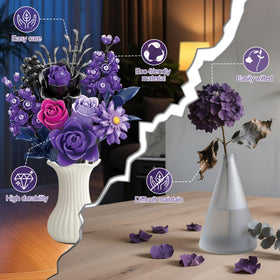 Gohero gothic home decor bouquet adds dramatic, maintenance-free atmosphere to living spaces