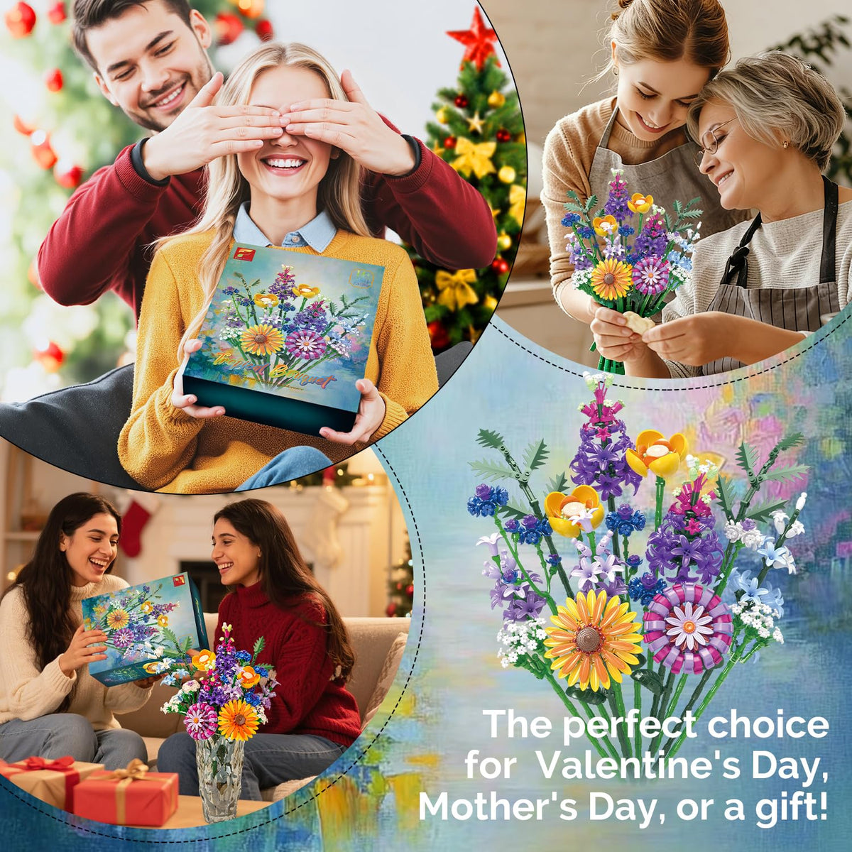 Gohero flower variety with Dahlia and Lavender for authentic look