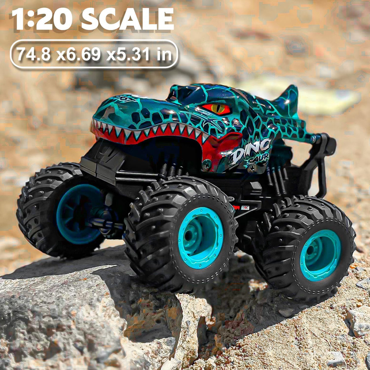 Gohero Monster Truck durable ABS shell and recyclable materials