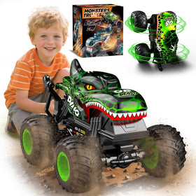 Gohero Monster Truck Toy 360° spin showcases exciting stunts for coordination
