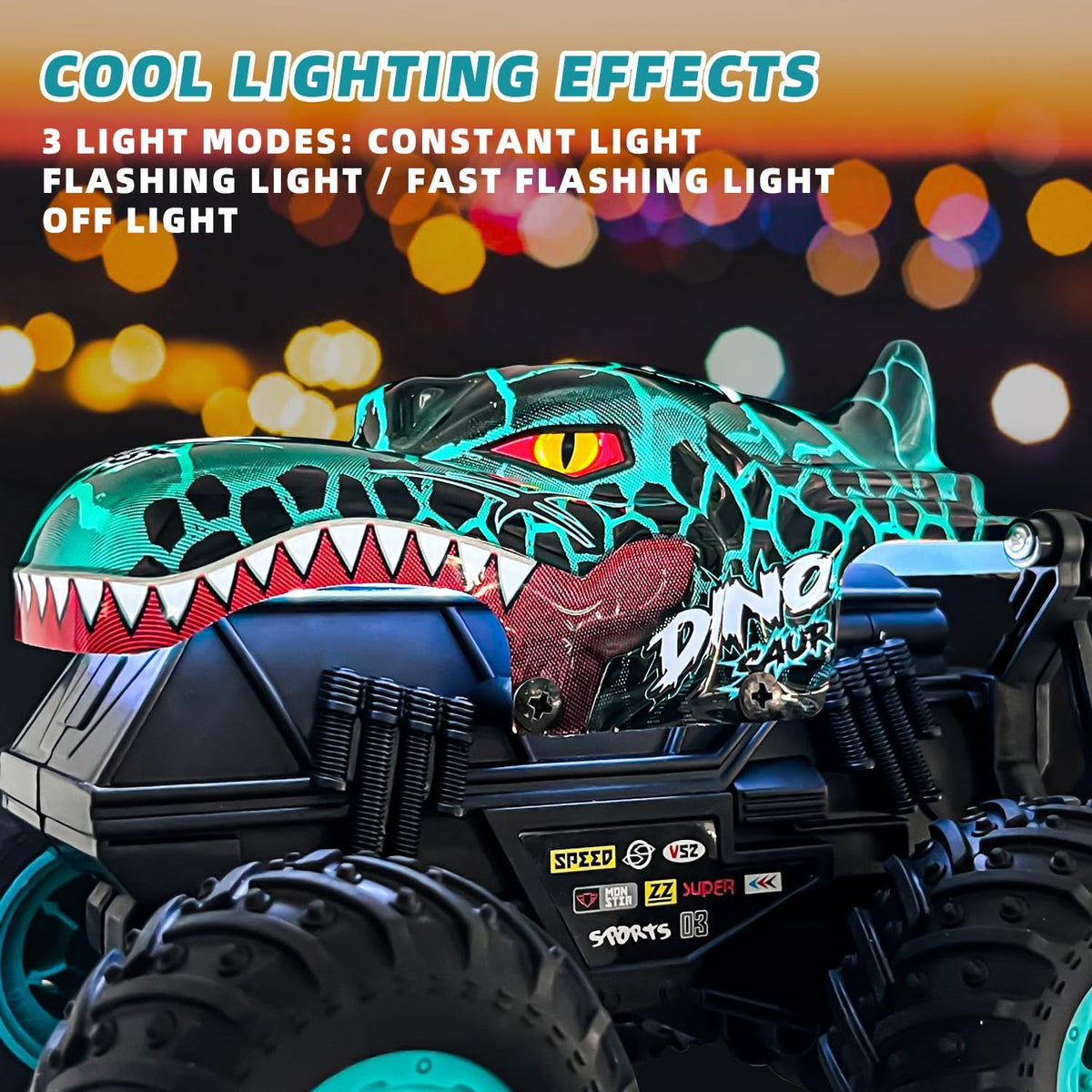 Gohero Monster Truck walking upright during a friendly stunt challenge
