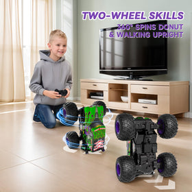Gohero Monster Trucks 360-spin showcases exciting stunts for imaginative play.