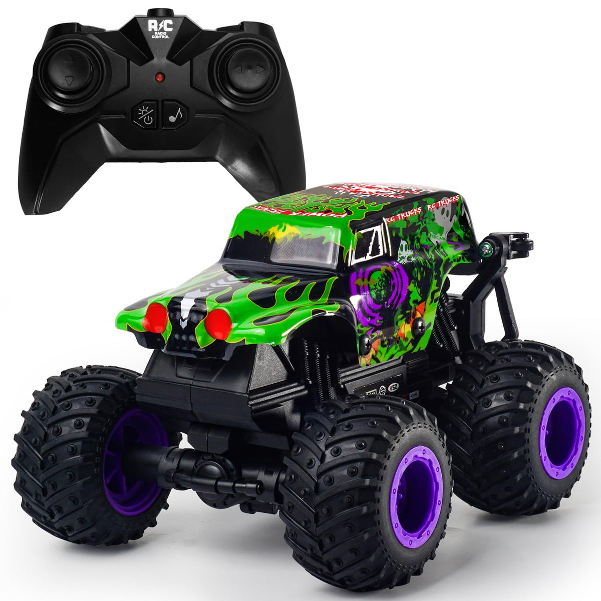 Gohero Monster Trucks multiplayer race supports sibling play.