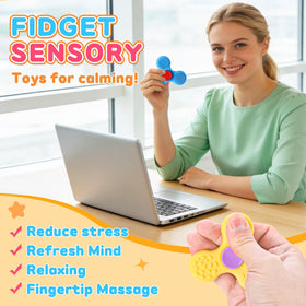 GOHEYI spinning toys with calming rhythmic motion.