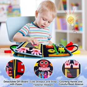 Gojmzo Busy Board travel handle - portable, mess-free entertainment on trips