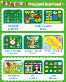 Gojmzo Safe Felt Sensory Board with soft edges encourages safe exploration.