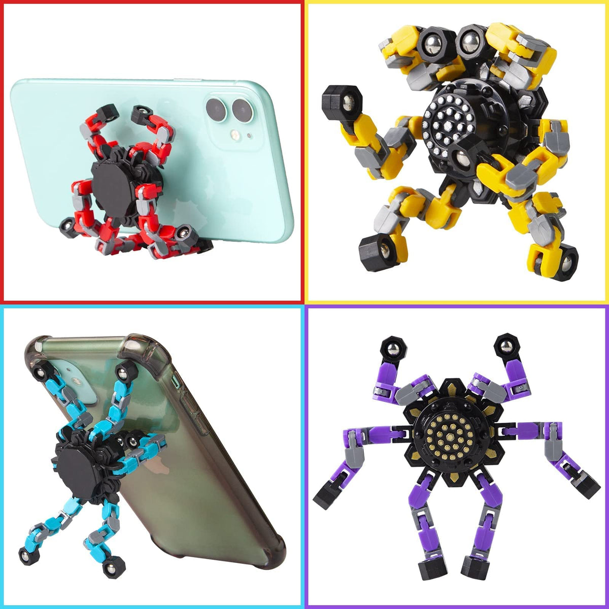 Gokeey colorful spinners set attracting kids and boosting party energy