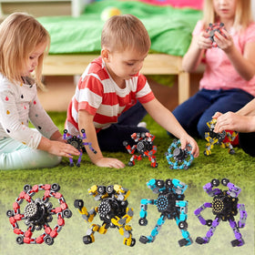 Gokeey transformable spinners with six chains for creative play
