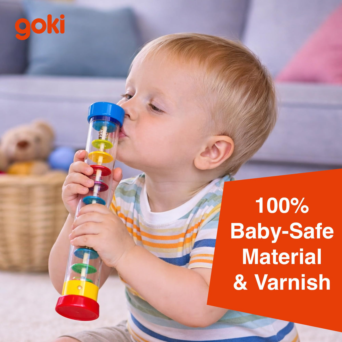 Goki Montessori wooden toy promoting independent play and exploration