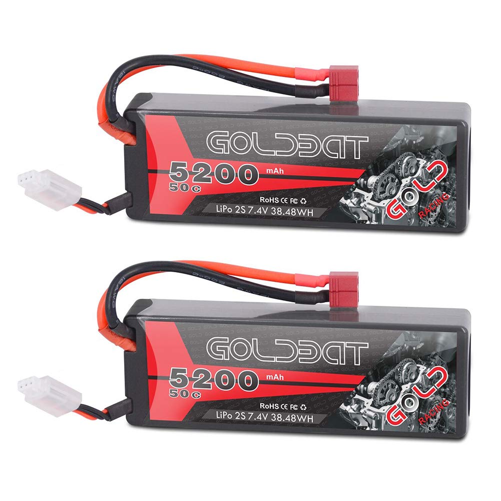 GOLDBAT hard-case LiPo battery pack protects RC car power during play