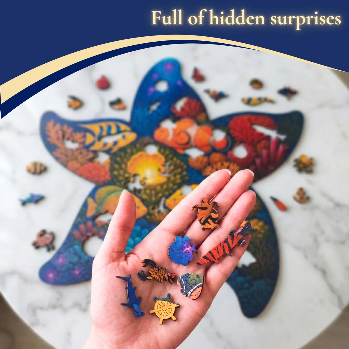 Goldbird puzzle packaging showcases luxury gift-ready presentation.
