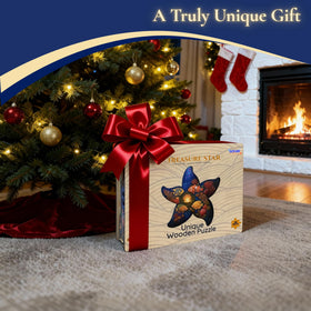 Goldbird starfish puzzle assembly scene highlights elegant box and smooth fit.