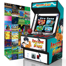 Pocket-sized Golden Security Mini Arcade ready for travel and on-the-go play.