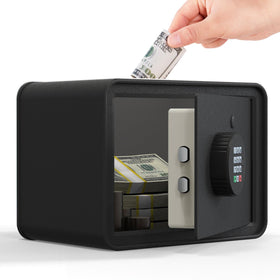 GoldenKey Kids Mini Safe front view for secure home storage of small valuables
