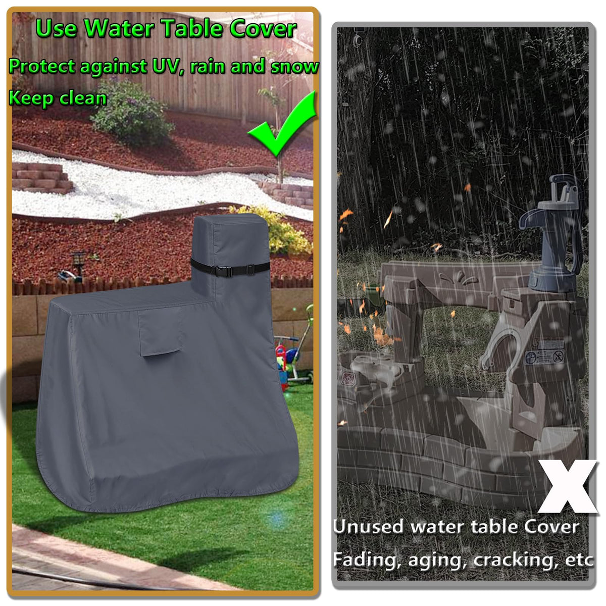 GoldenRaindrop blocks wind lofting, reducing movement of the cover.