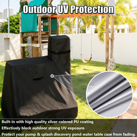 Close-up of 420D oxford fabric with waterproof coating for durability