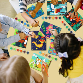 Goldentime educational art toy supports hand eye coordination and color learning.