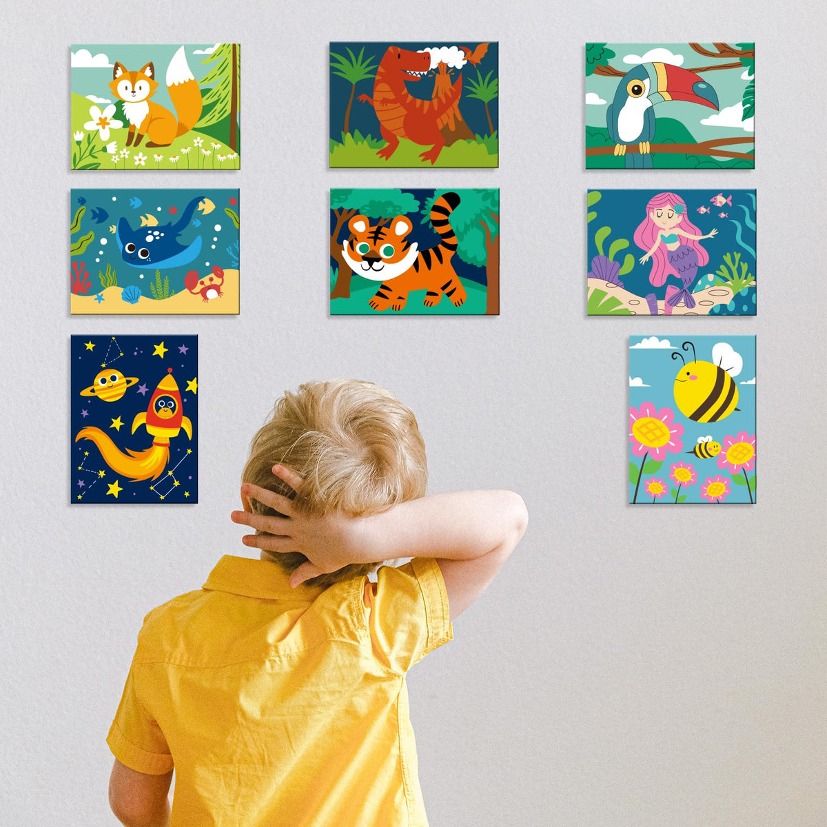 Goldentime portable paint kit lets kids paint anywhere.
