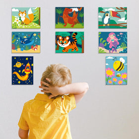 Goldentime portable paint kit lets kids paint anywhere.