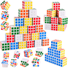 GOLDGE 60 Mini Cube Puzzles – white 1.18in for focused, quiet play.